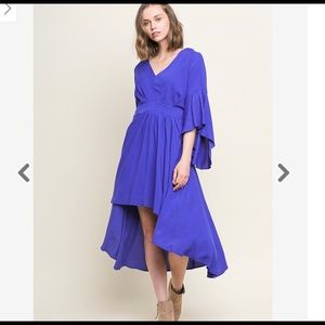 💥SALE🌟Umgee - Bell Sleeve High/low Dress